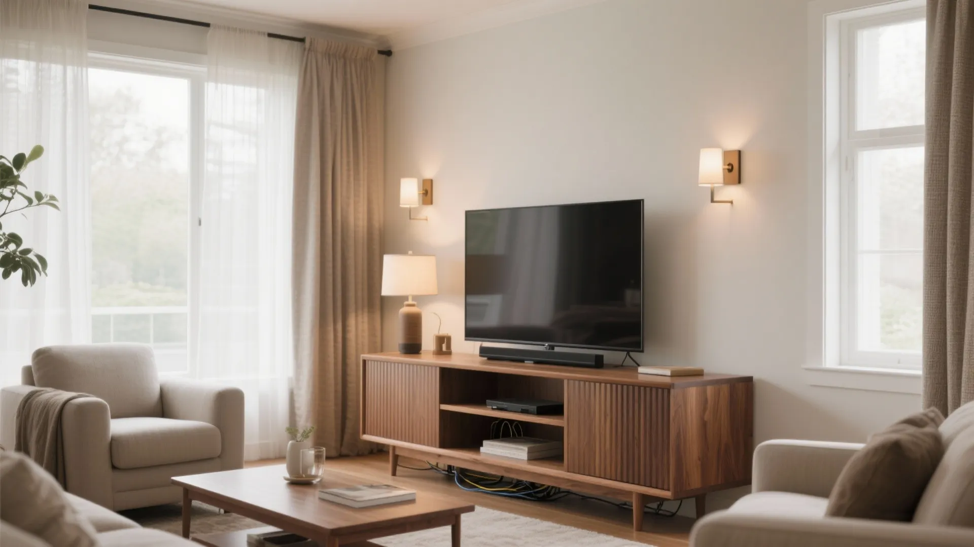 Wooden Stand for Living Room: Style Meets Functionality: 1 Minute to Elevate Your Living Room Décor with a Wooden Stand