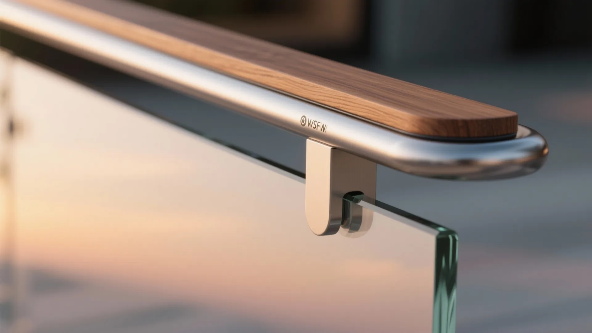 Glass plus warmer top rails (wood or stainless)