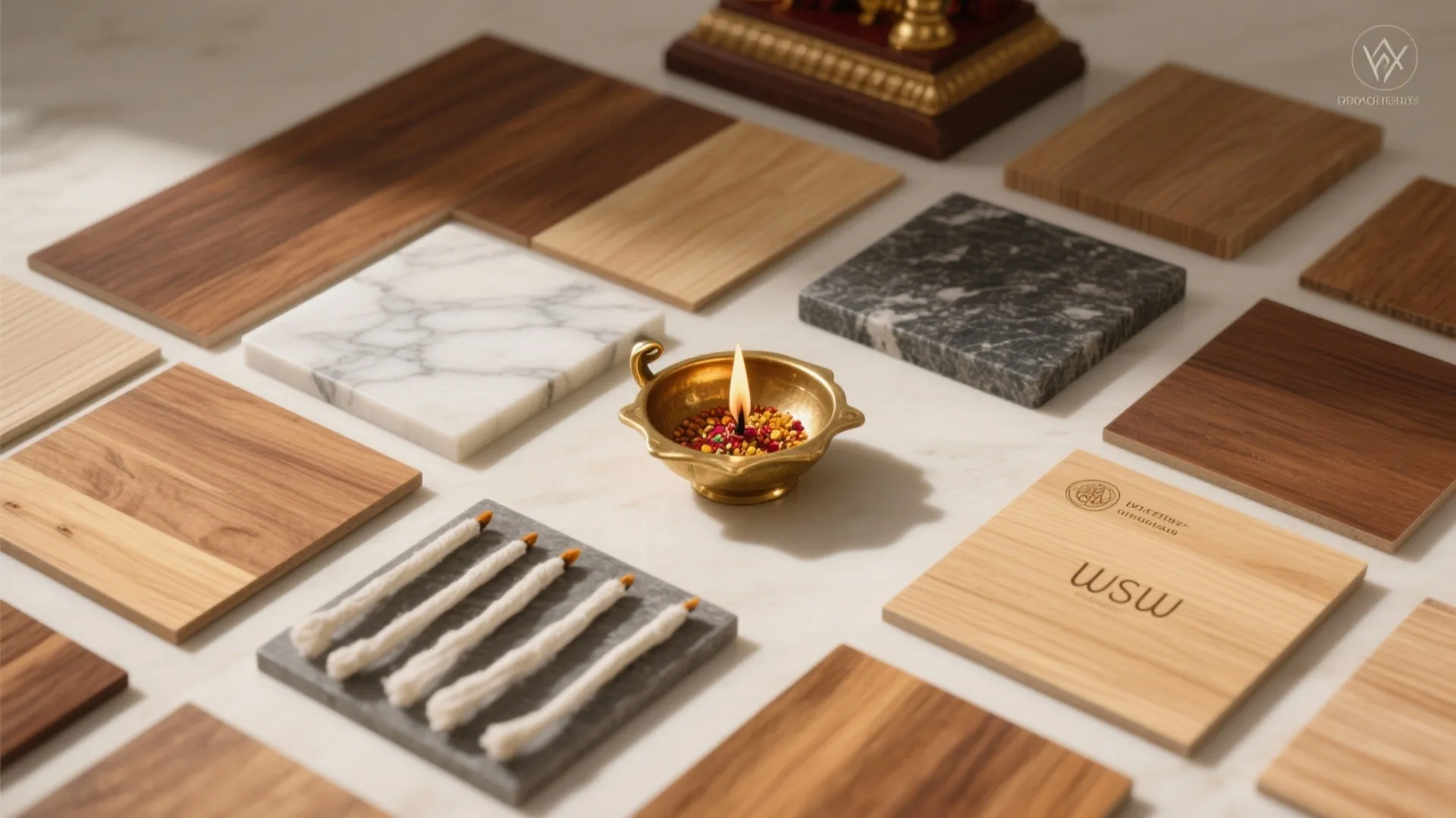 Natural Wood and Stone for Warmth and Grounding