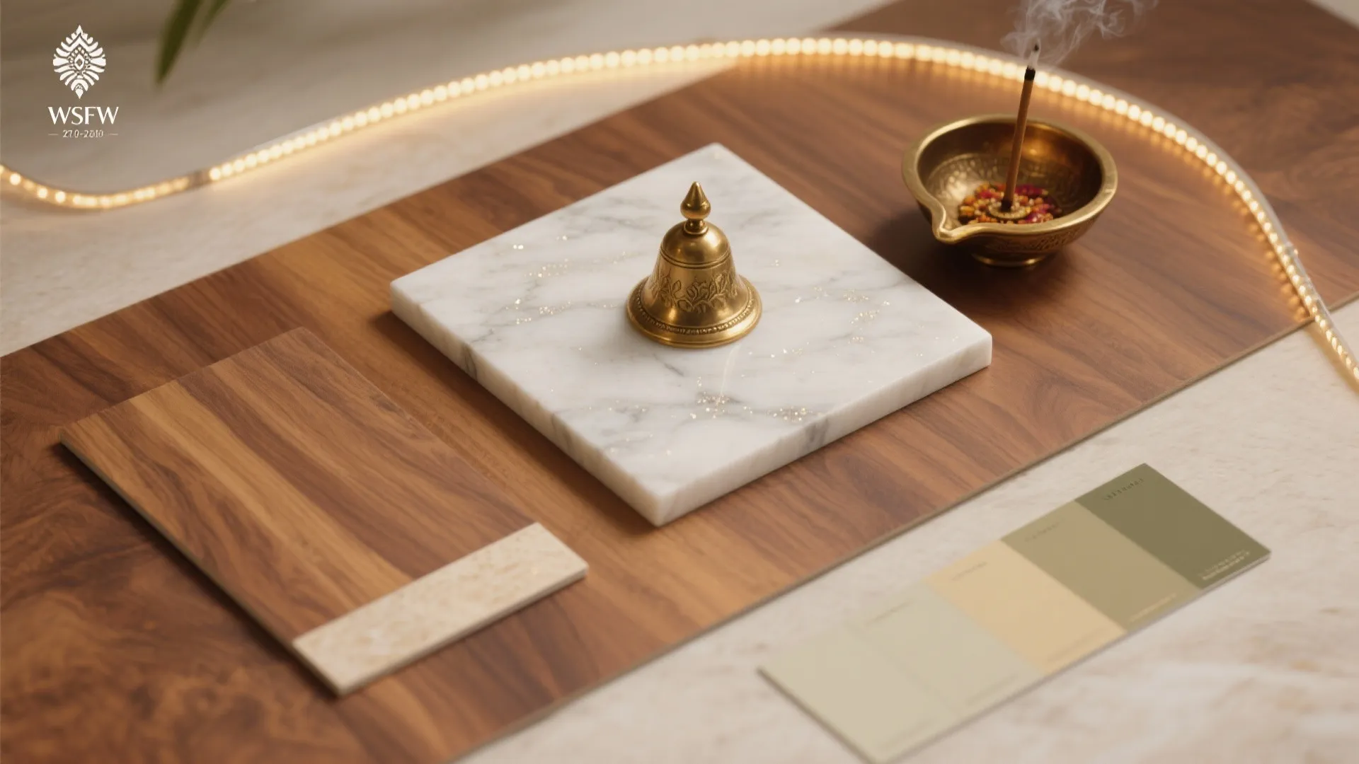 Warm Wood and Natural Stone for Grounding Energy