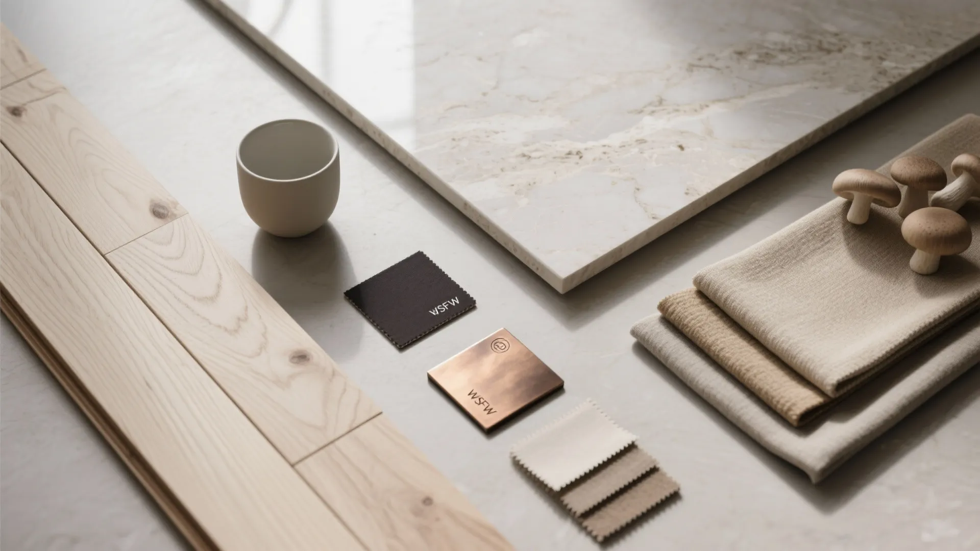 Warm Wood and Stone for Quiet, Touchable Luxury