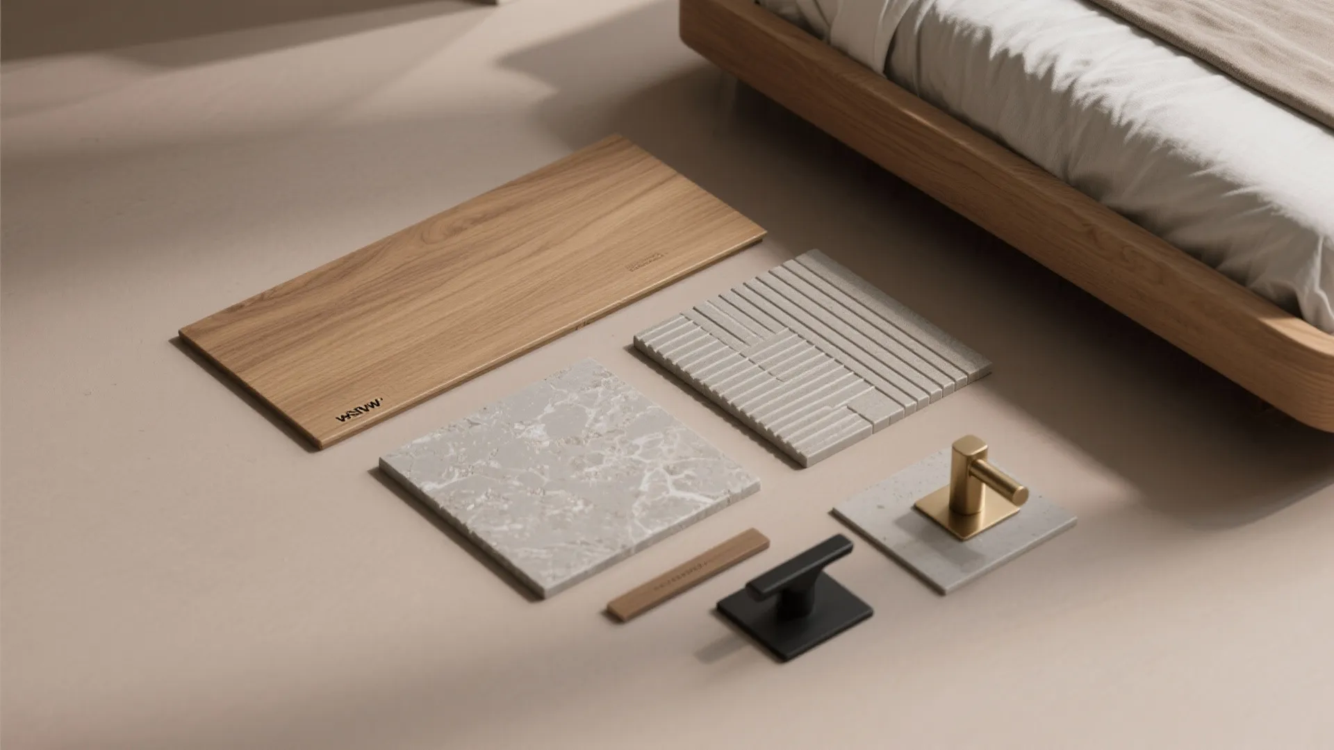 4) A Cohesive Material Palette: Warm Wood + Stone