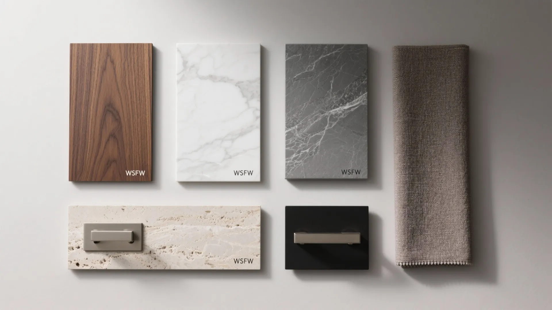 Warm Wood Accents with Cool Stone