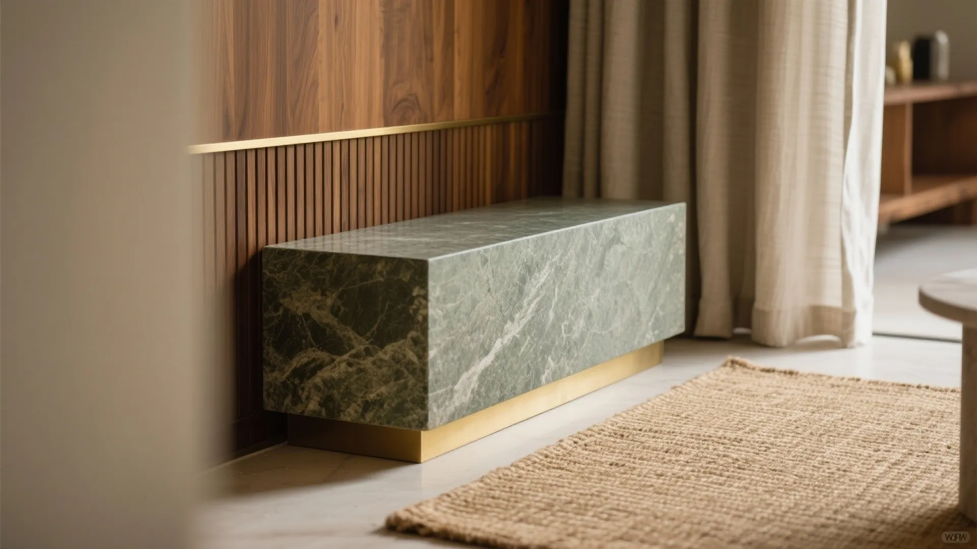 Warm wood, local stone, and tactile layers for timeless luxury