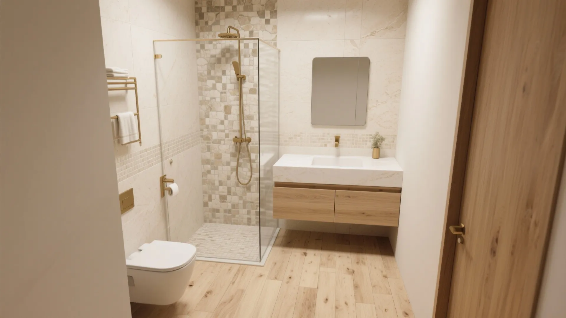 Warmth with Wood-Look + Stone Mix