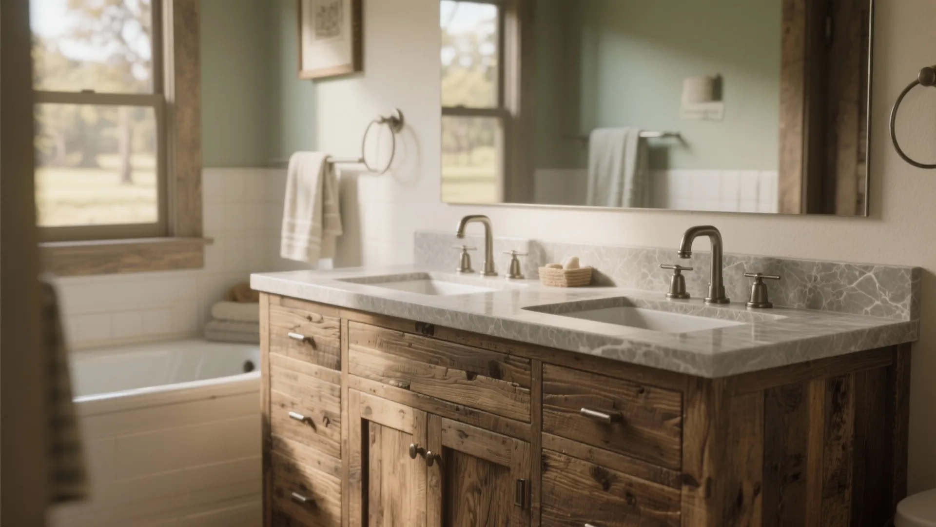 1. Embrace natural materials with a modern twist