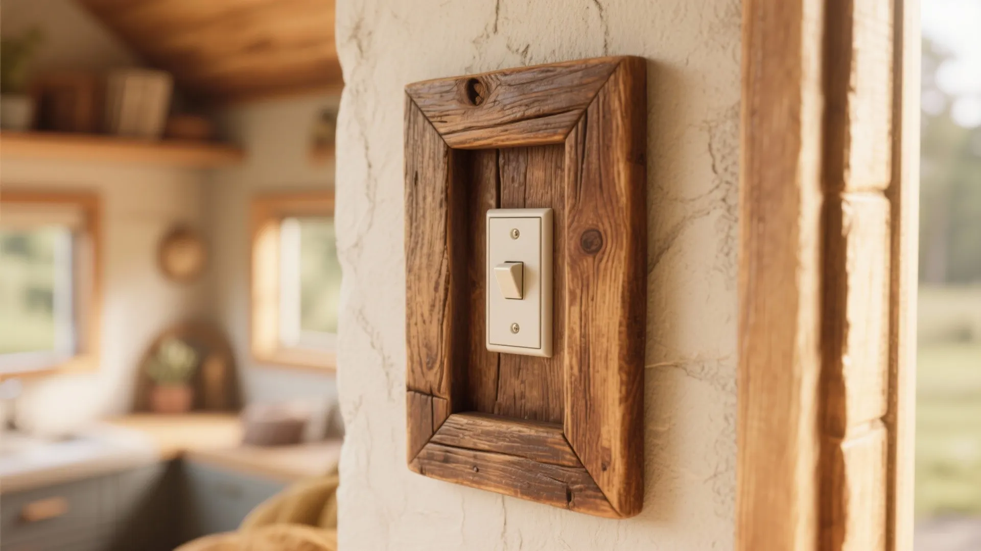 4. Reclaimed Wood Surrounds