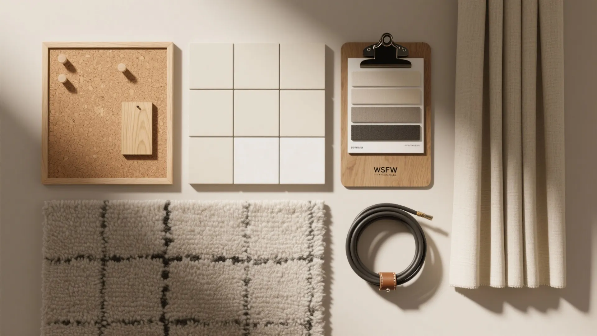 Warm wood tones and soft textiles for comfort