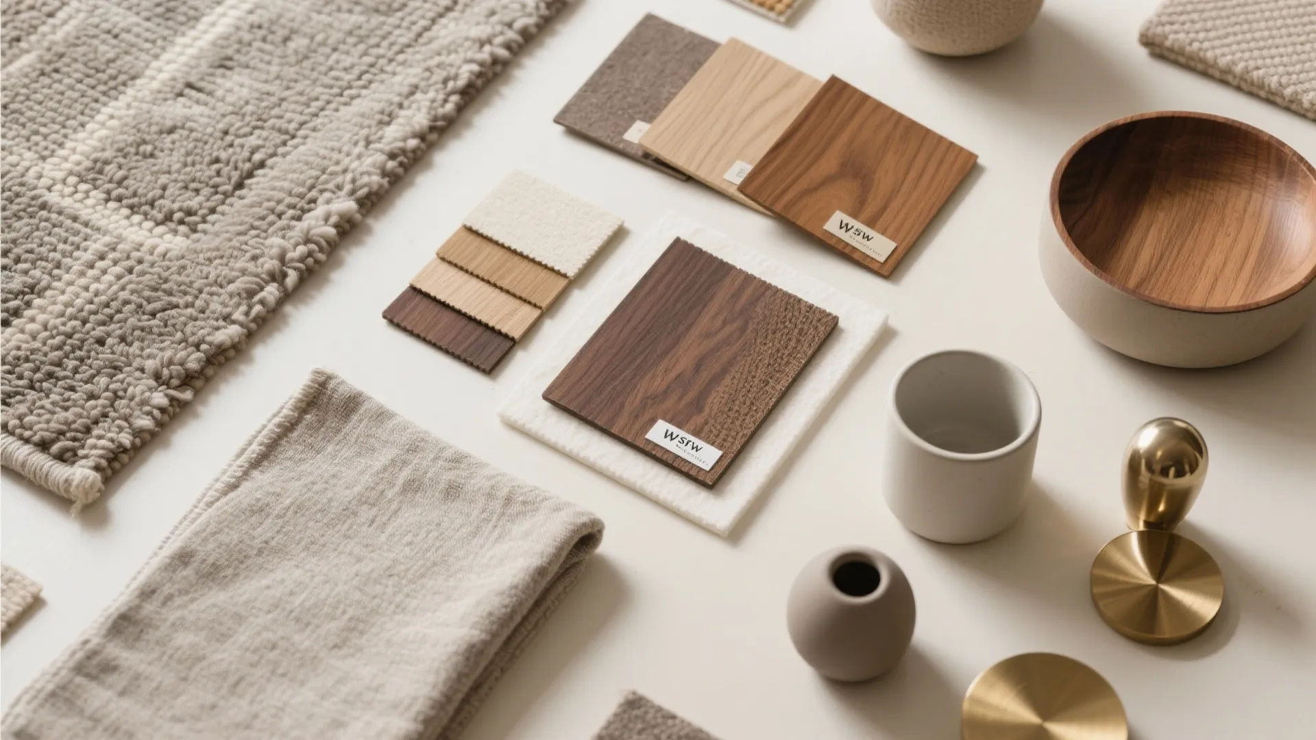 Warm wood, tactile textiles, and acoustic comfort