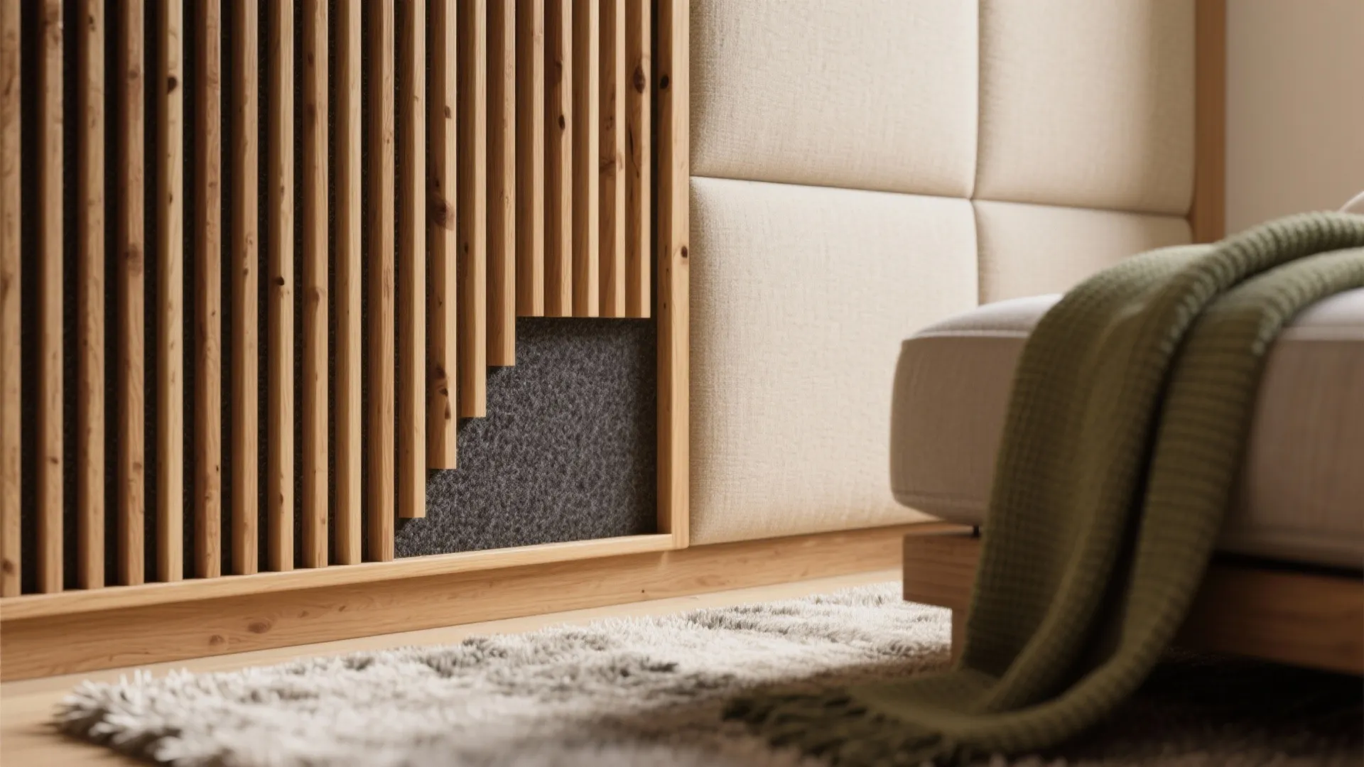 Warm Wood Tones And Soft Textures (Bonus: Better Acoustics)