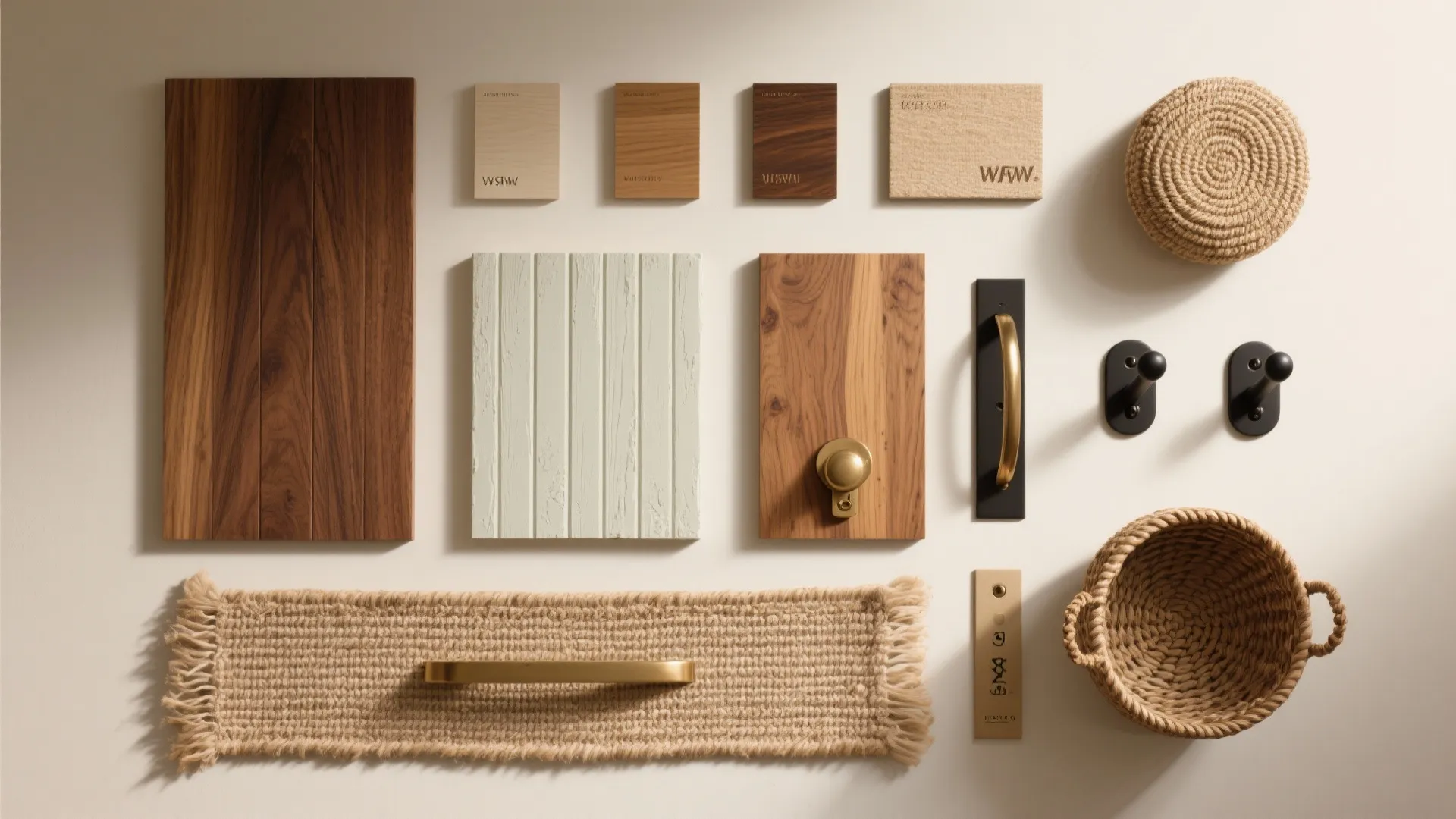 Texture and Wood Warmth in the Hall