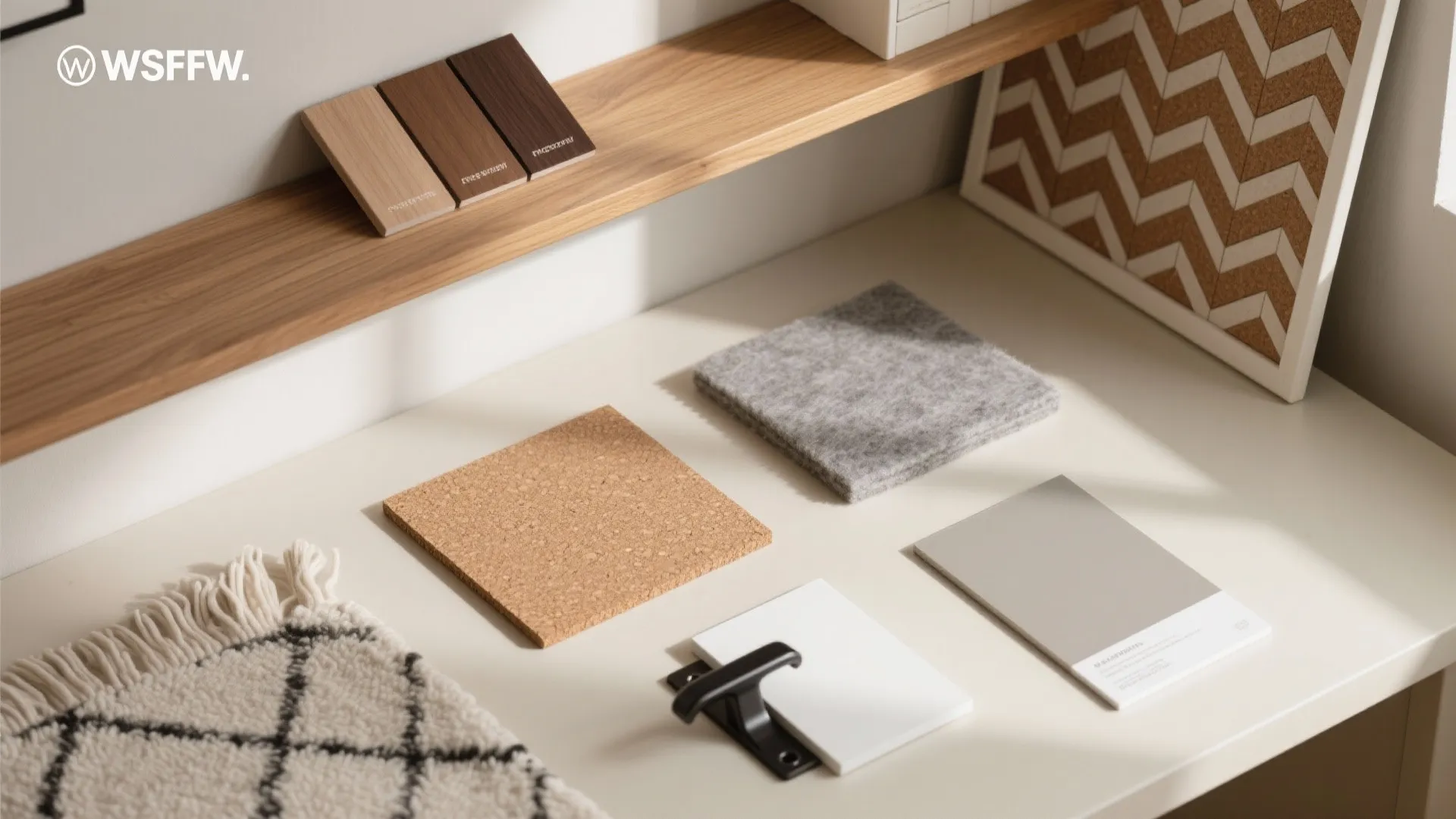 Warm Wood Accents and Textural Layers