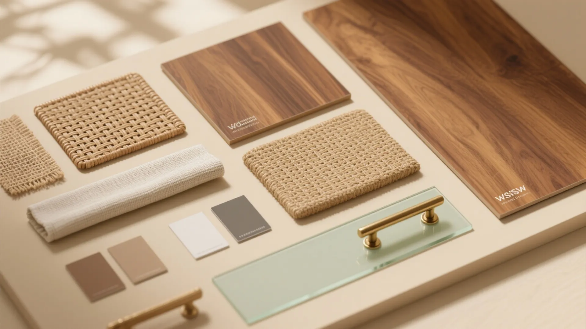 Warm wood accents with local textures