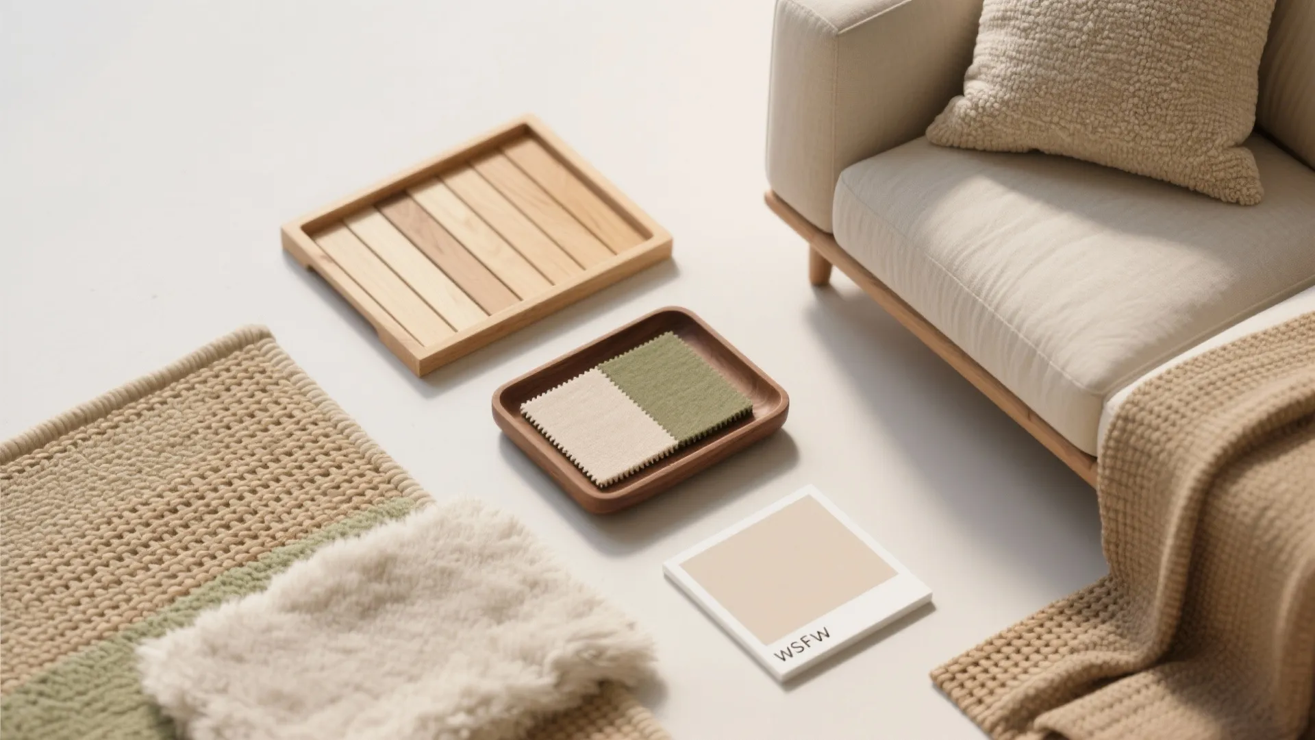 Warm Wood and Tactile Layers