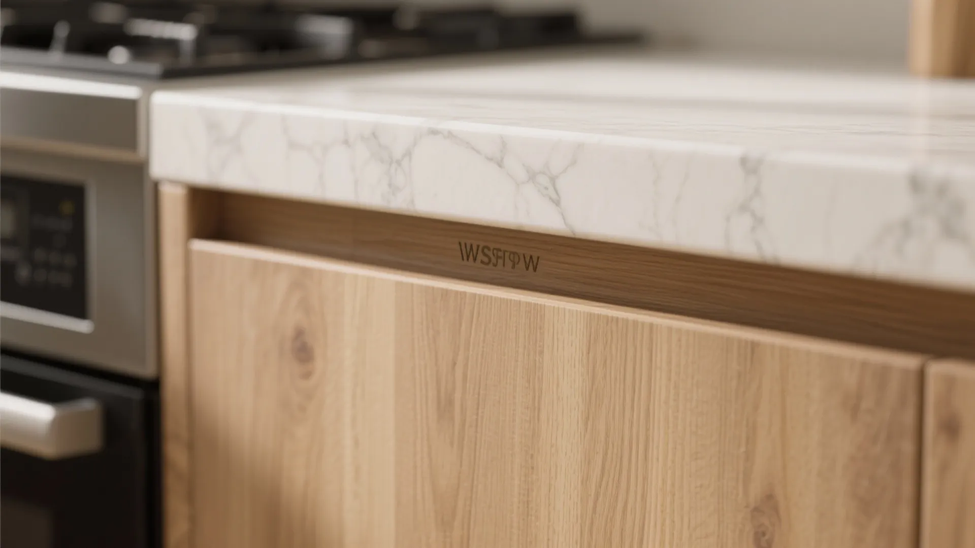 Warm wood accents for balance