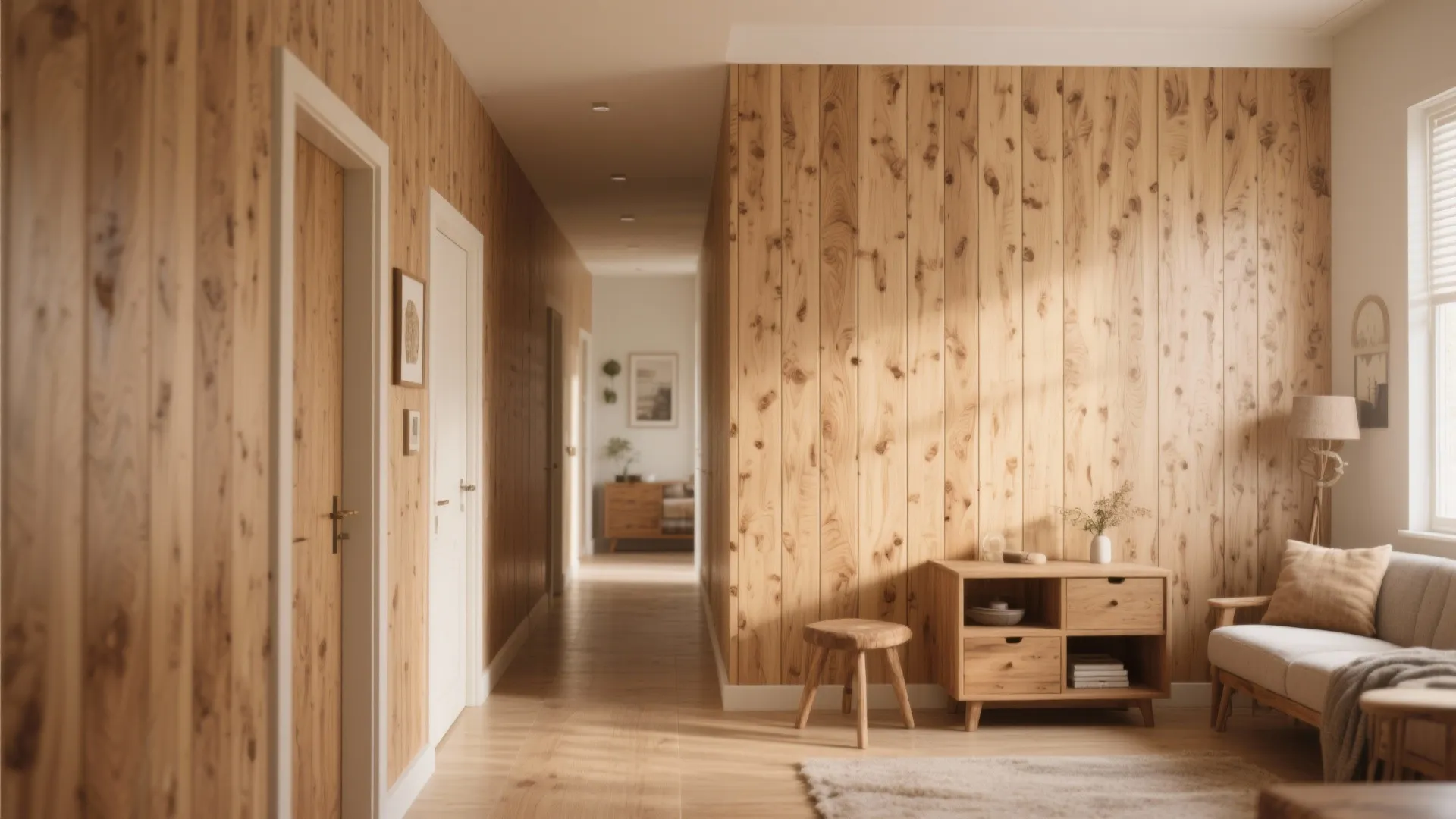 Wood-Textured PVC Panels