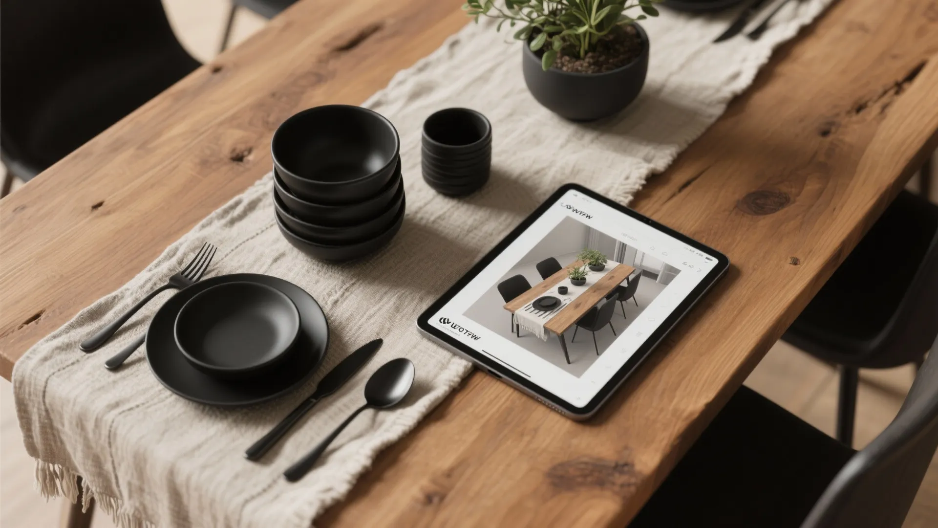 5. Style the wood top with mixed textures and 3D mockups