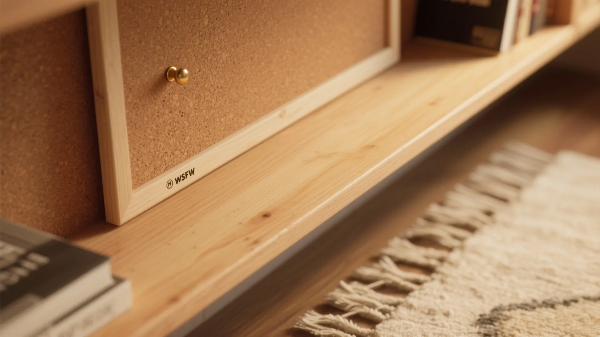 Warm Wood Accents and Tactile Materials