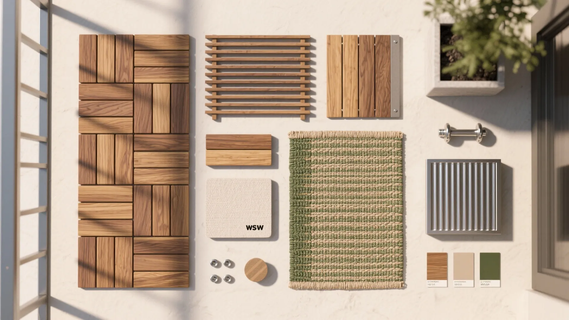 Warm Wood + Textural Layers: Cozy, Not Cluttered