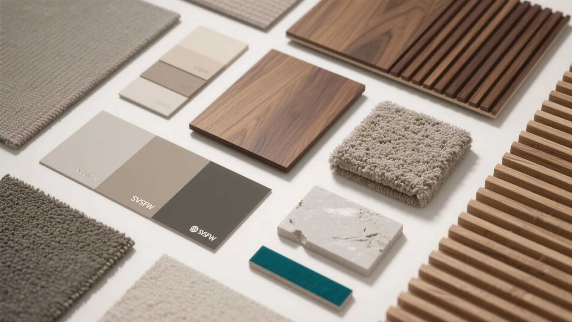 Warm Wood and Textural Layers for Calm Opulence