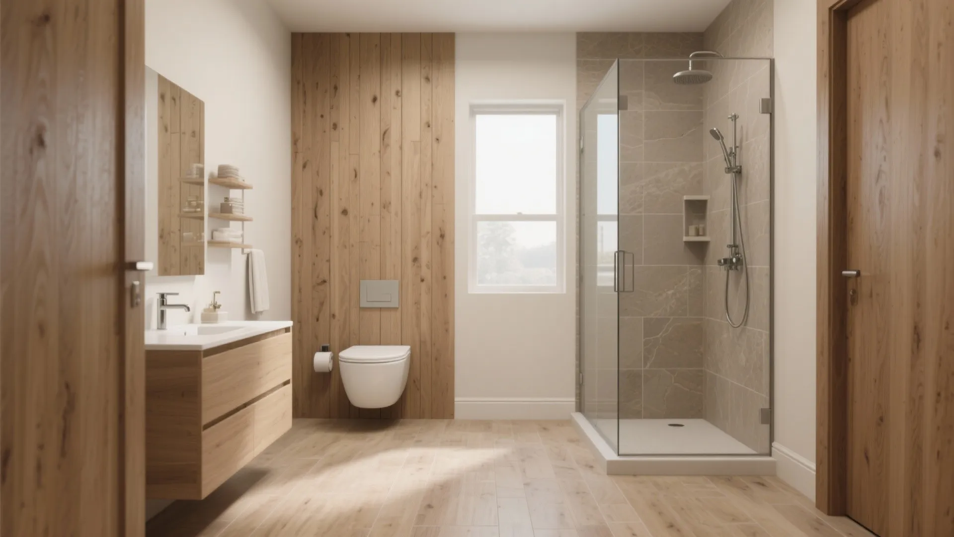 Wood Tile Bathroom: 5 Smart Design Ideas