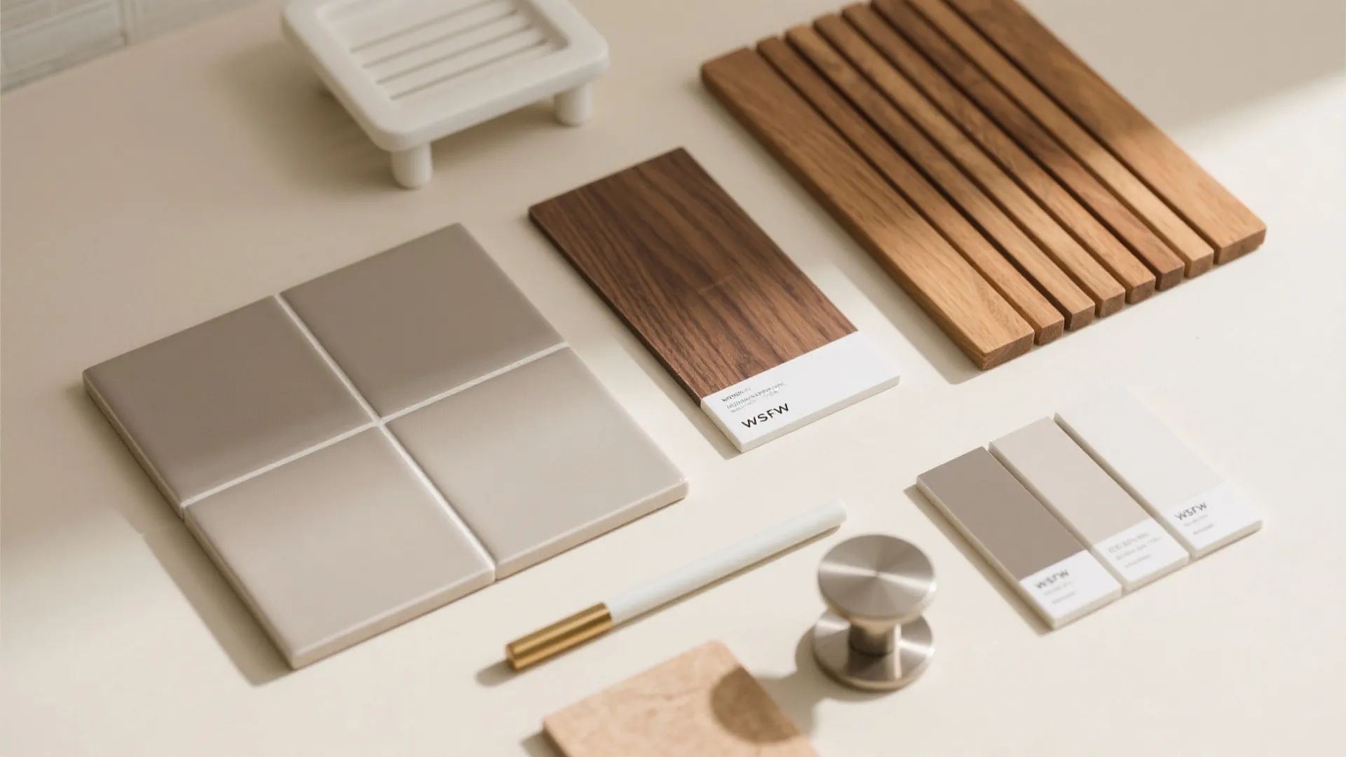 Warm Materials: Wood Accents Meet Tile