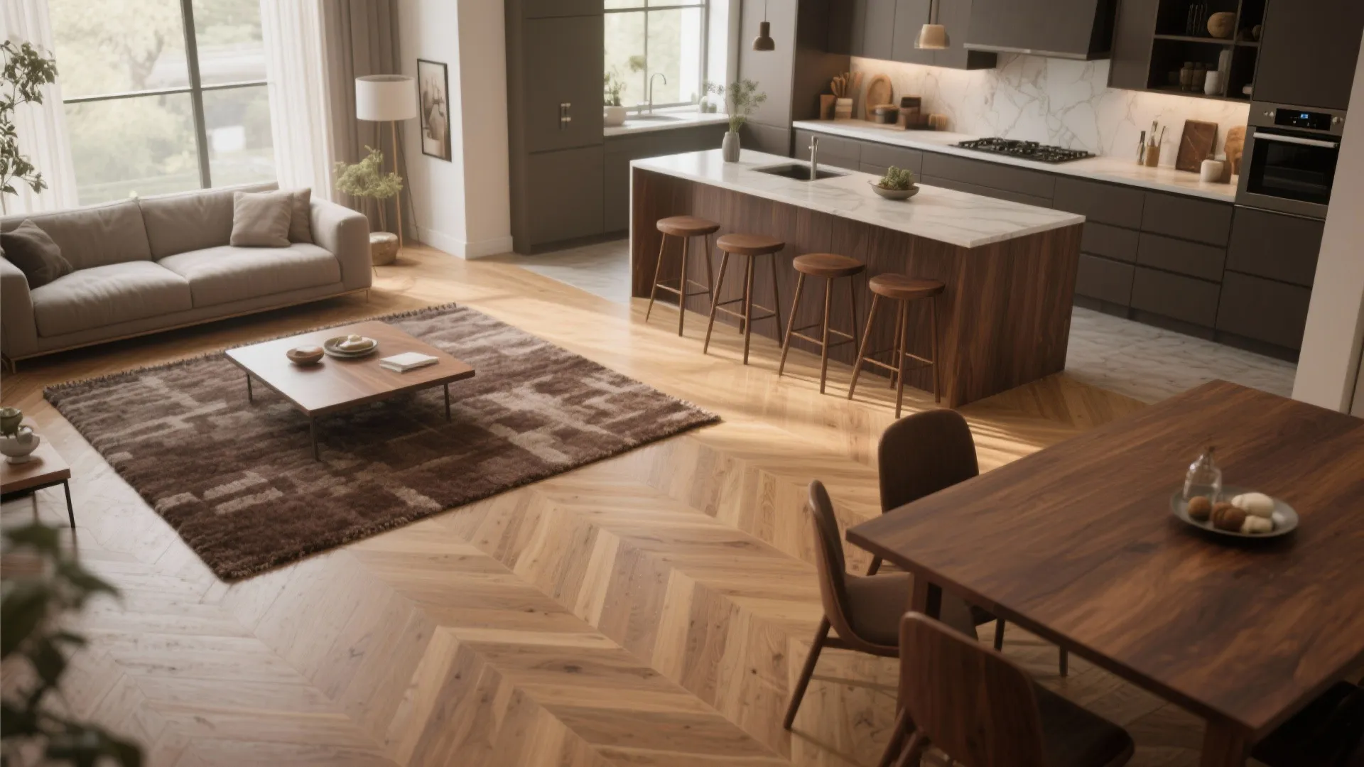 2. Match wood tones carefully