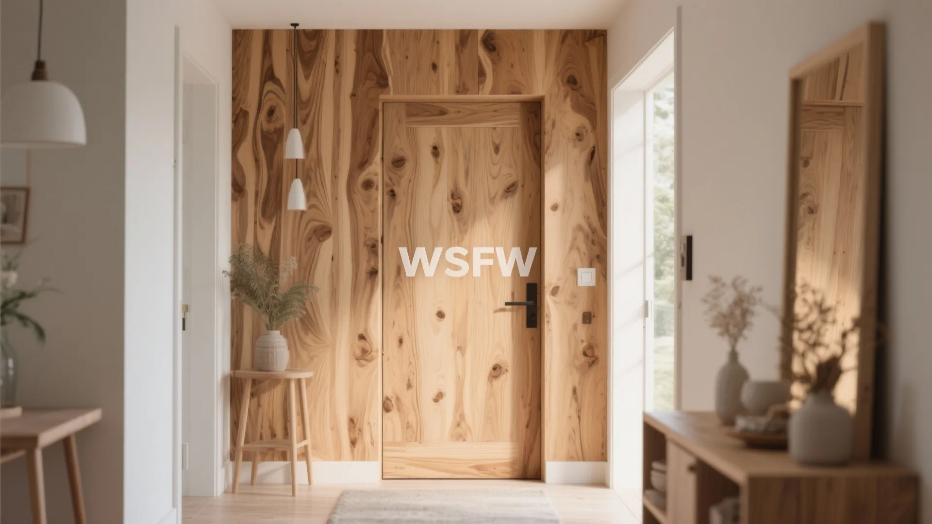 Wood-Toned Paint Finish