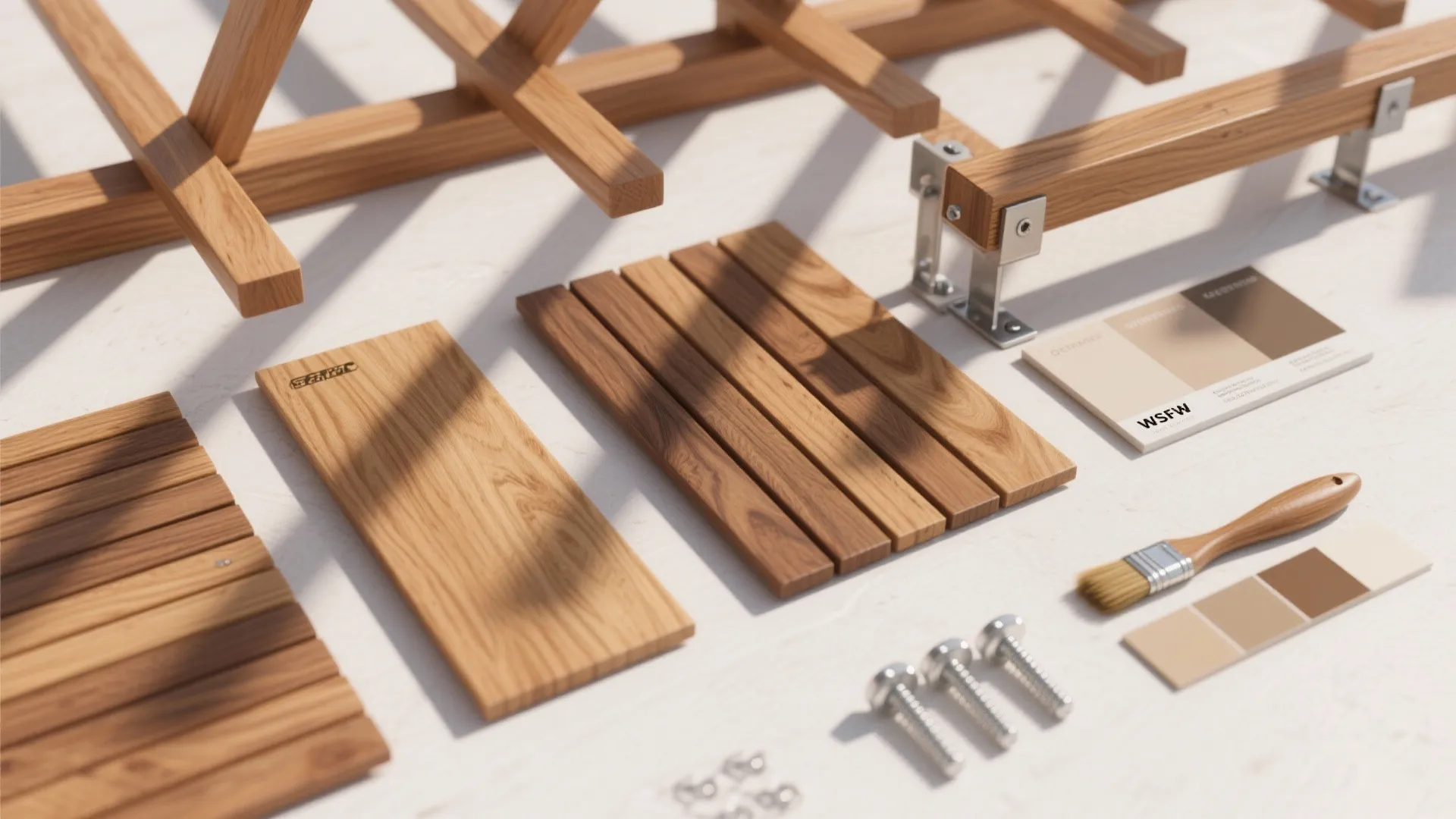 Warm Wood Tones on Pergola Walls