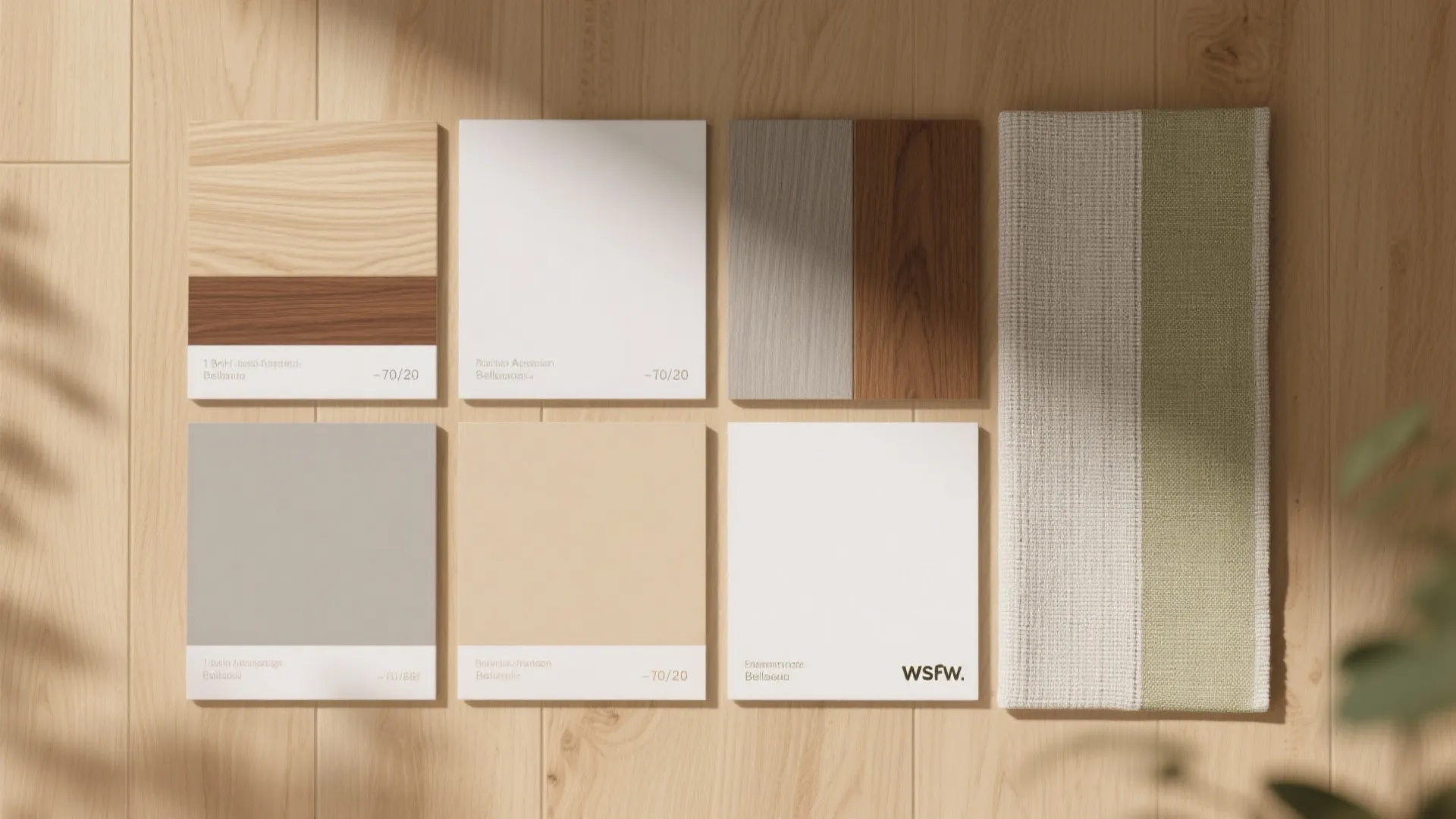 Warm wood tones to soften the boxiness