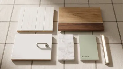 Modern Kitchen Material Palette Inspiration