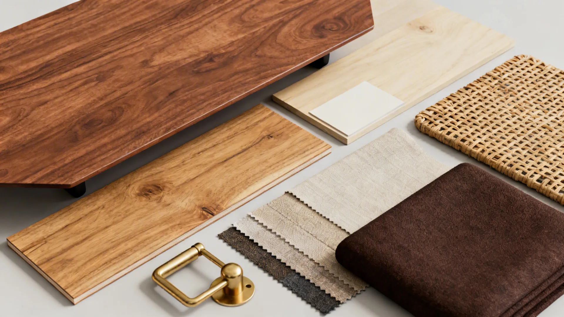 3. Mix wood tones for depth