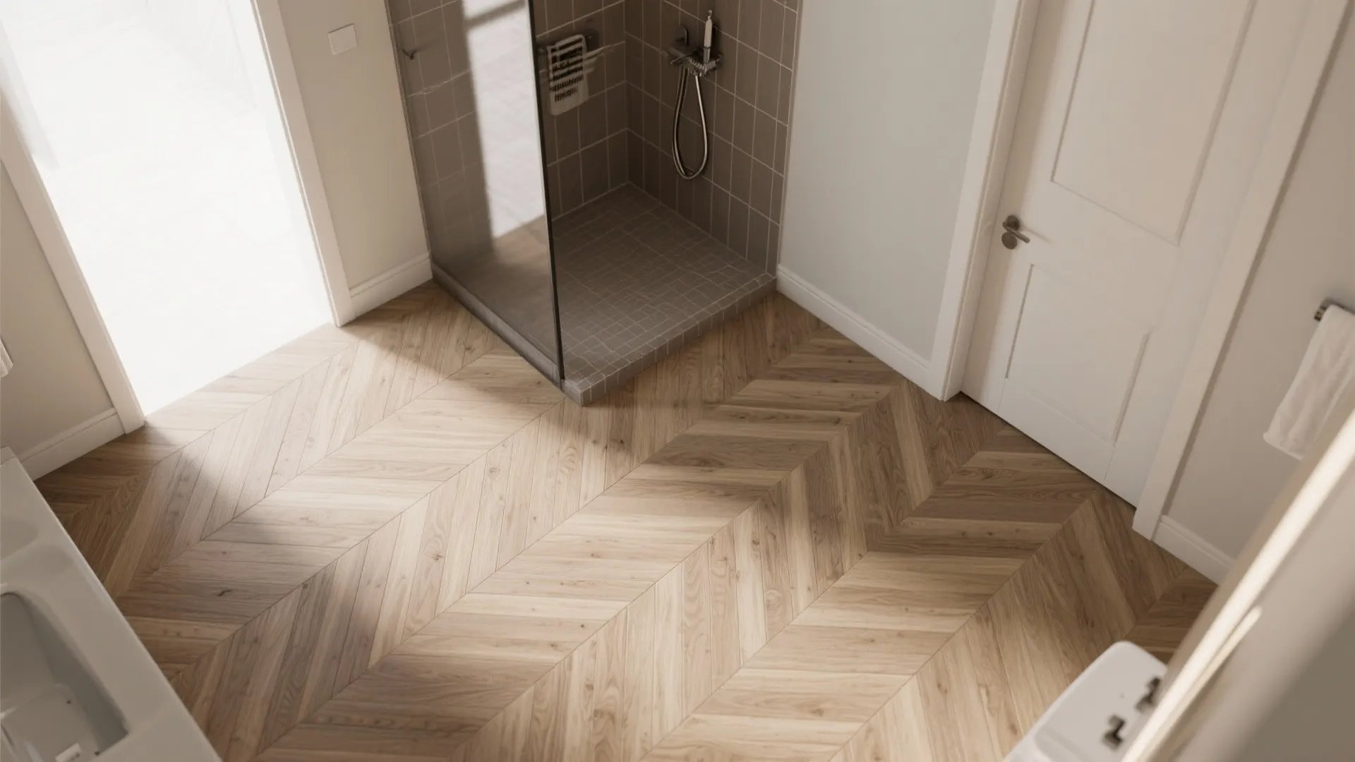 Wood-look porcelain planks for warmth without worry