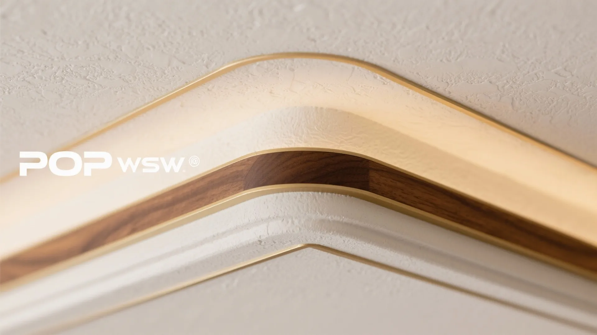 Textured POP + Wood Trims for Warmth