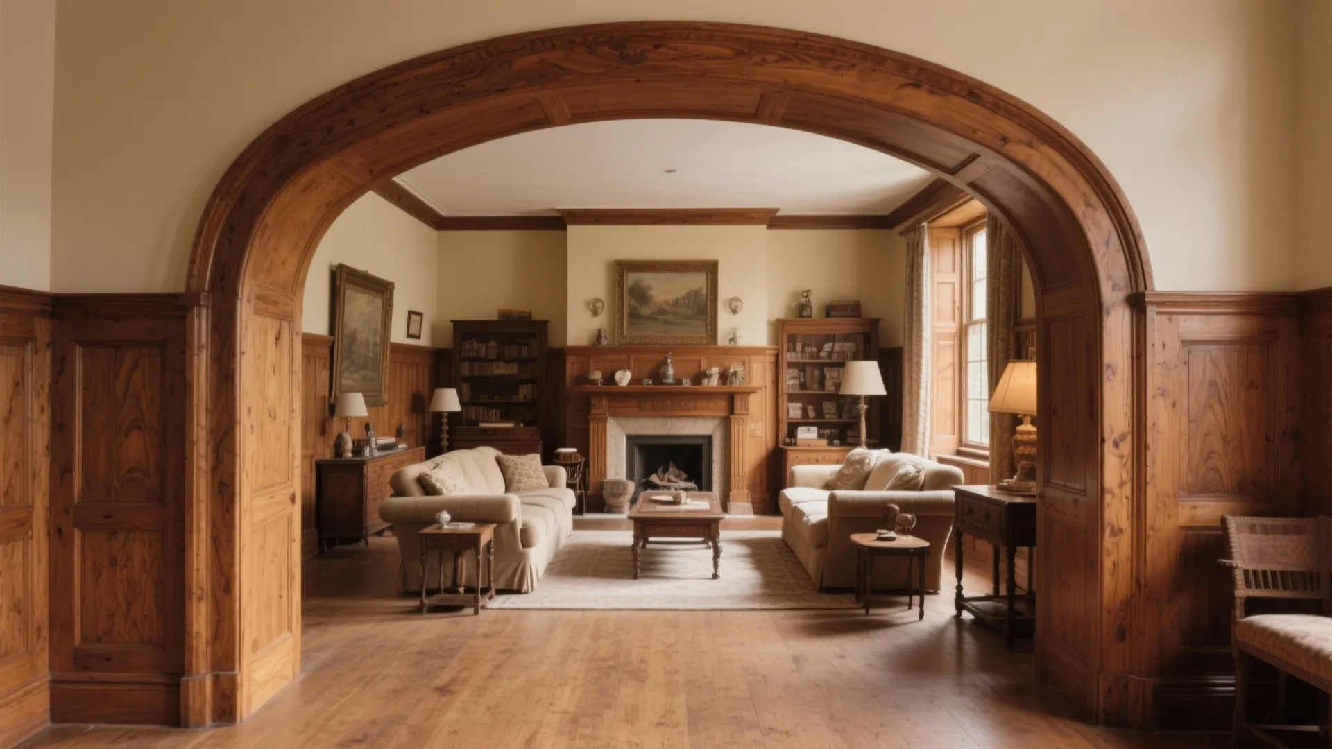 Wood-Trimmed Classic Arches