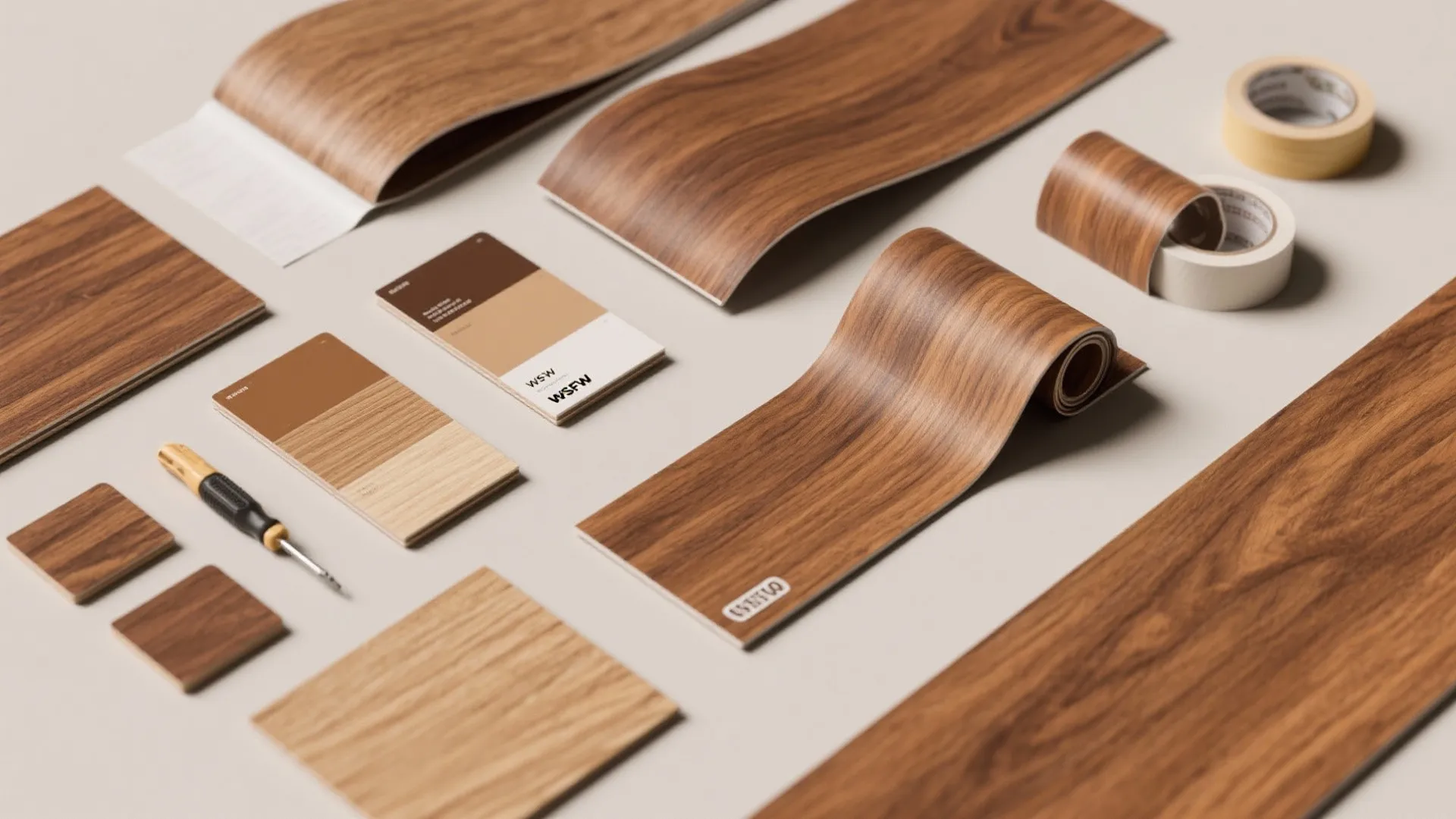 3. Wood-Effect Paint or Veneer for Cozy Texture