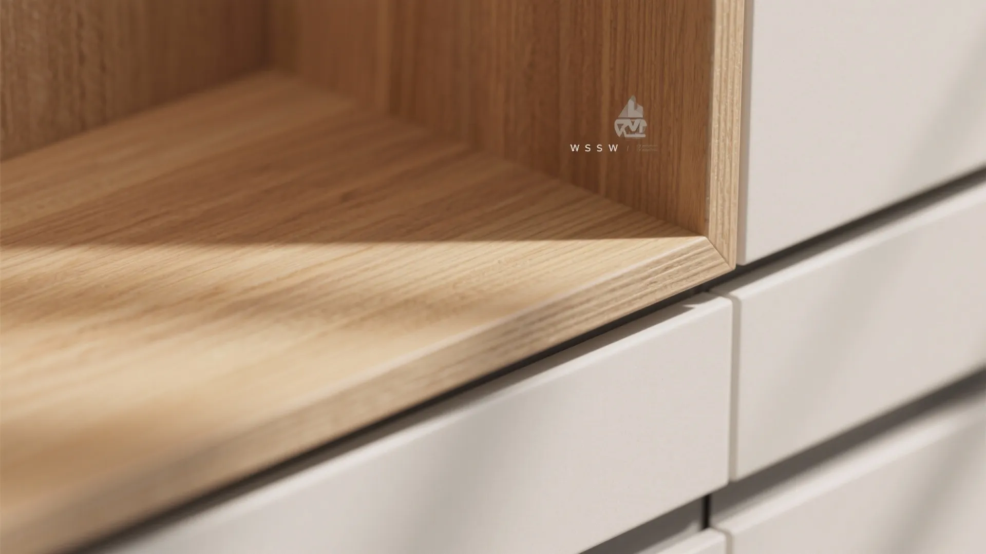 Warm Wood Accents to Soften Compact Rooms