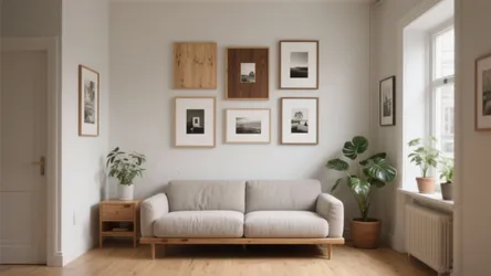 5 Wooden Photo Frame Wall Ideas