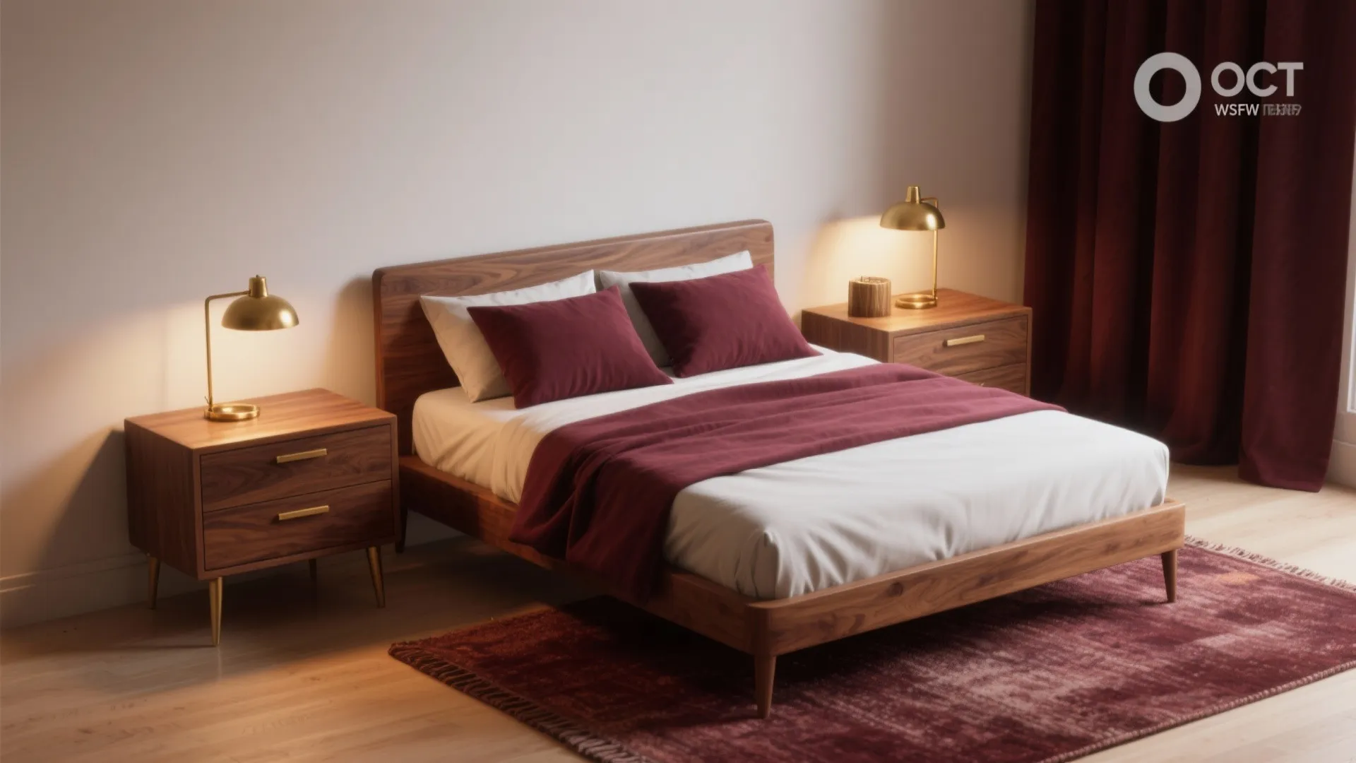 Wood Accents and Warm Metals