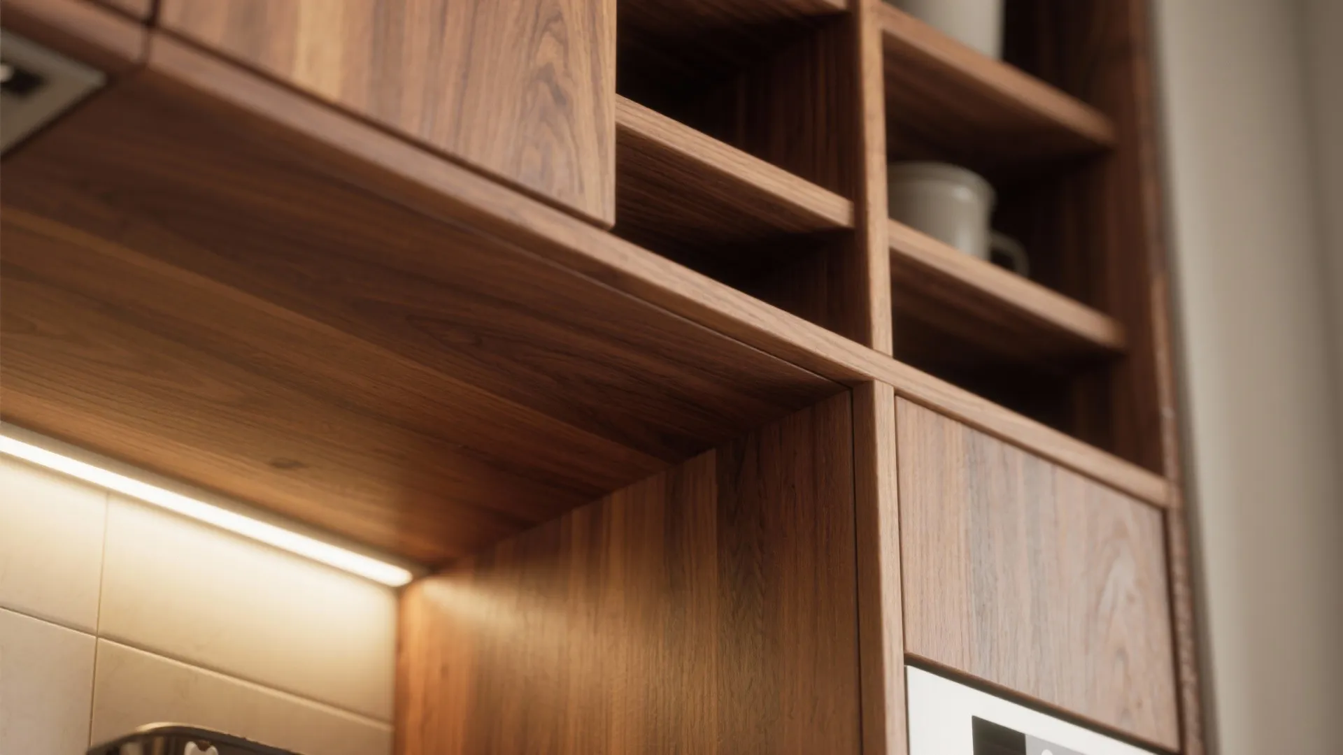 Wood elements bringing warmth