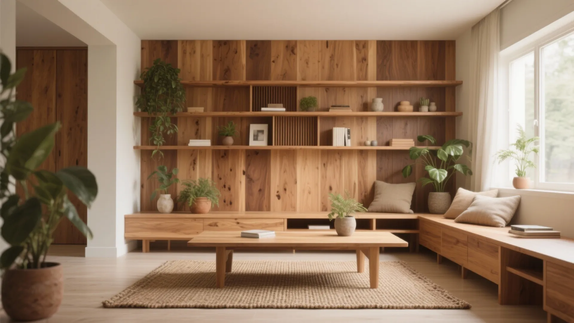 Wood Elements for Warmth and Biophilia