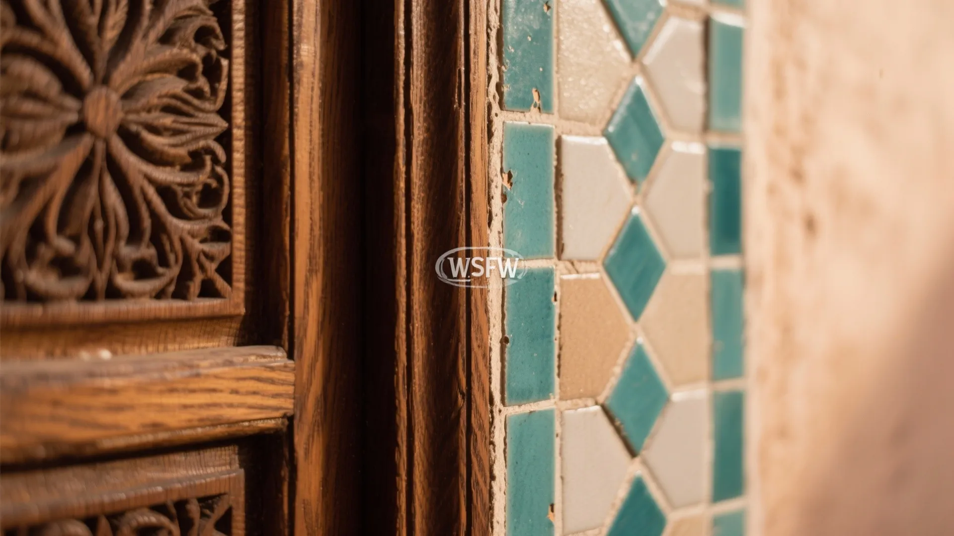 Wood and Zellige Accents for Warm Texture