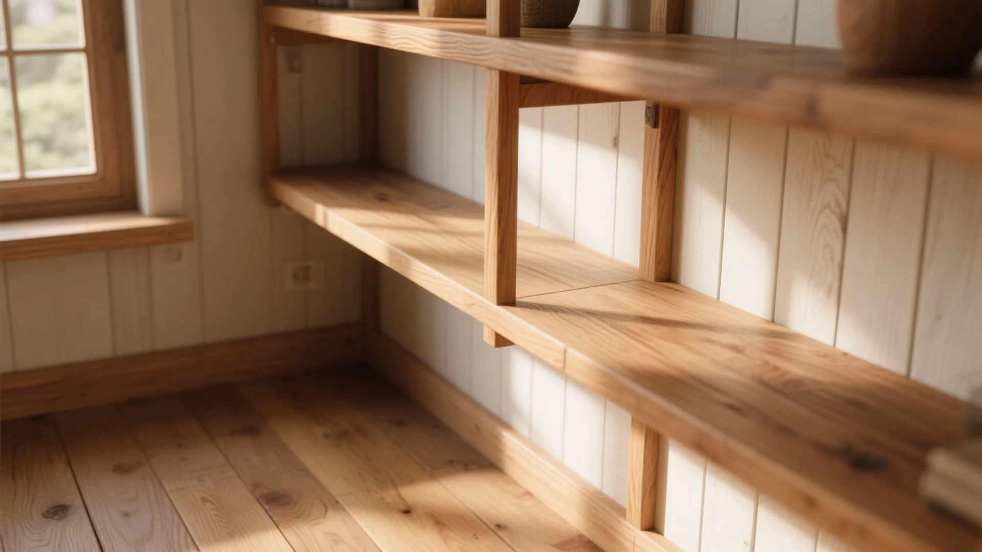 Warmth Through Wooden Accents