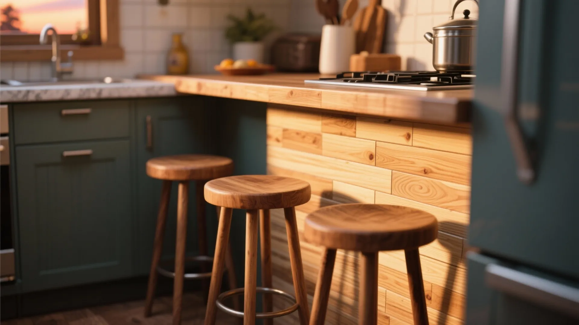 Warmth with Wooden Accents