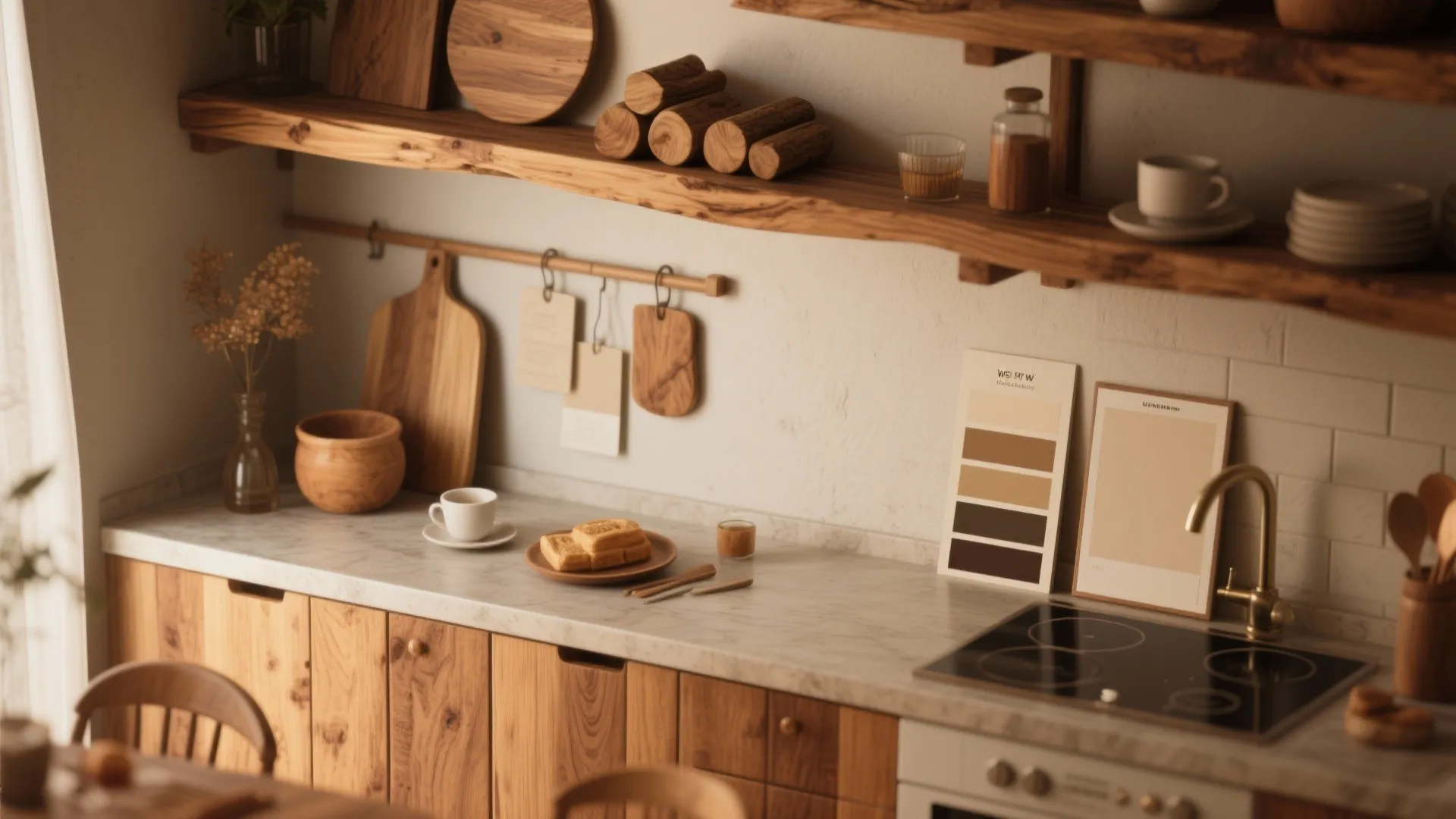 Warmth of Wooden Accents