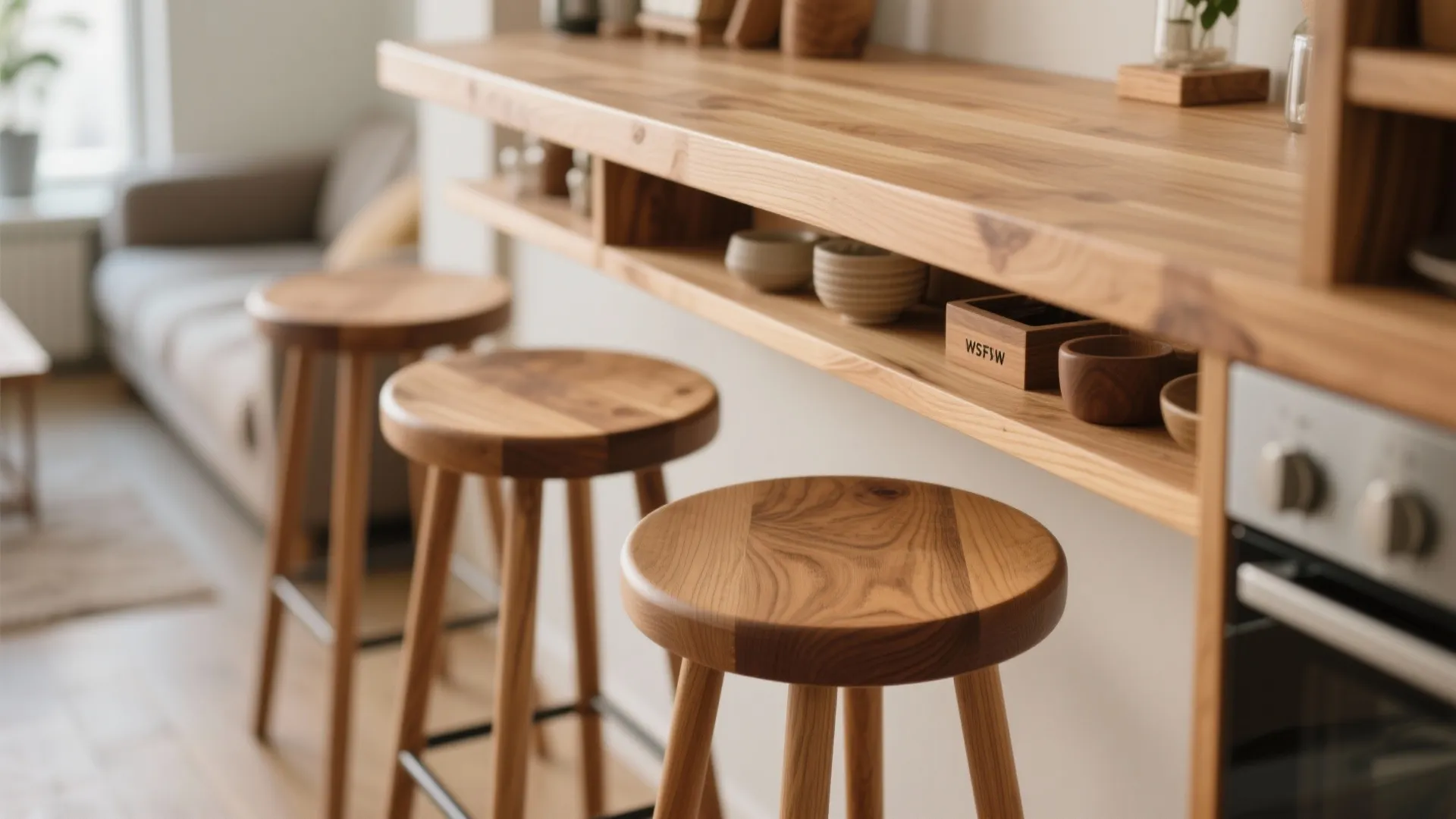 4. Warmth of Wooden Accents