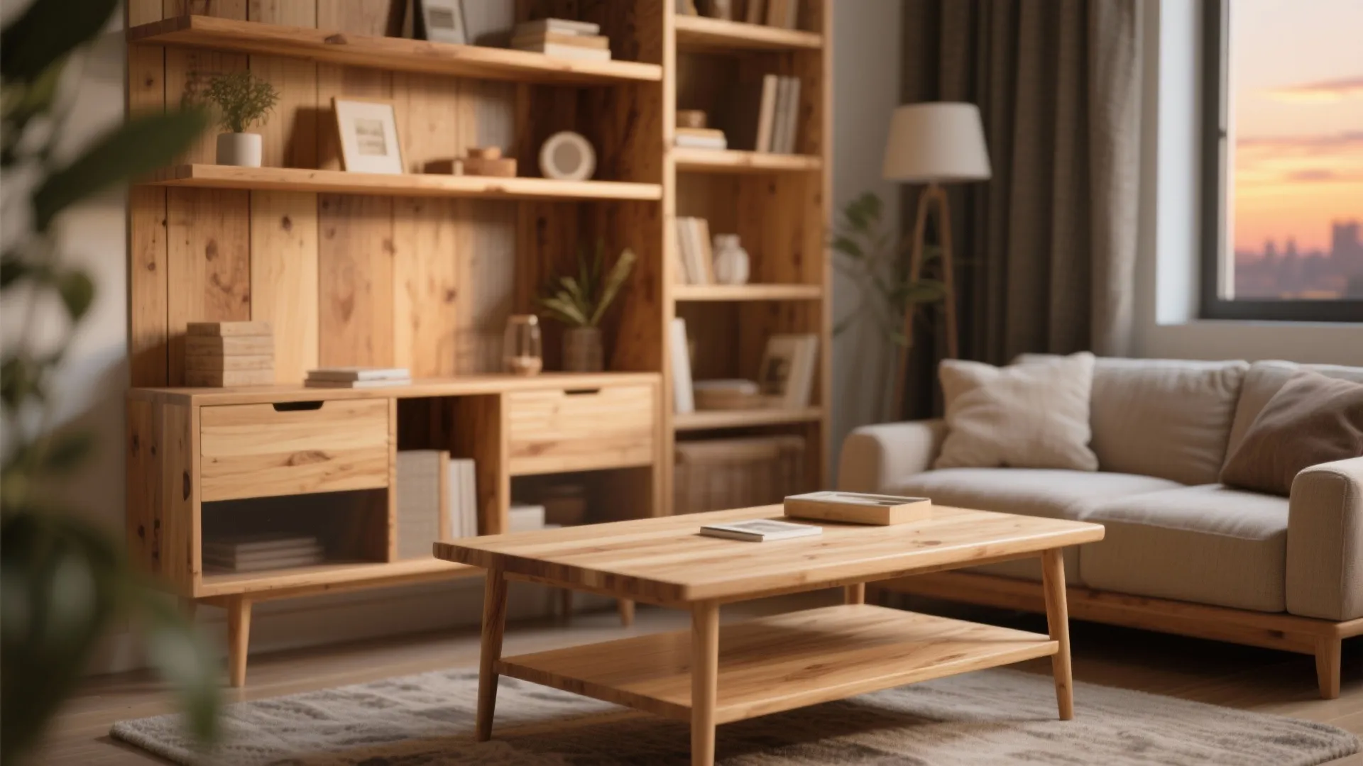 Warmth with wooden elements