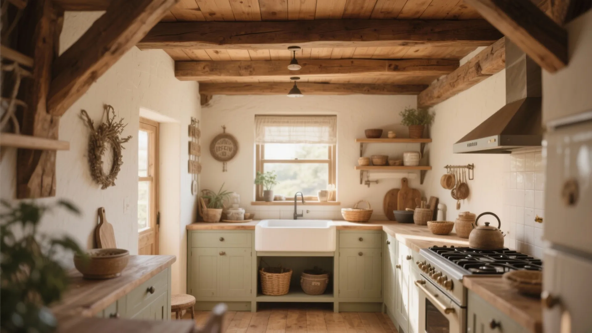 1. Wooden Beam Charm