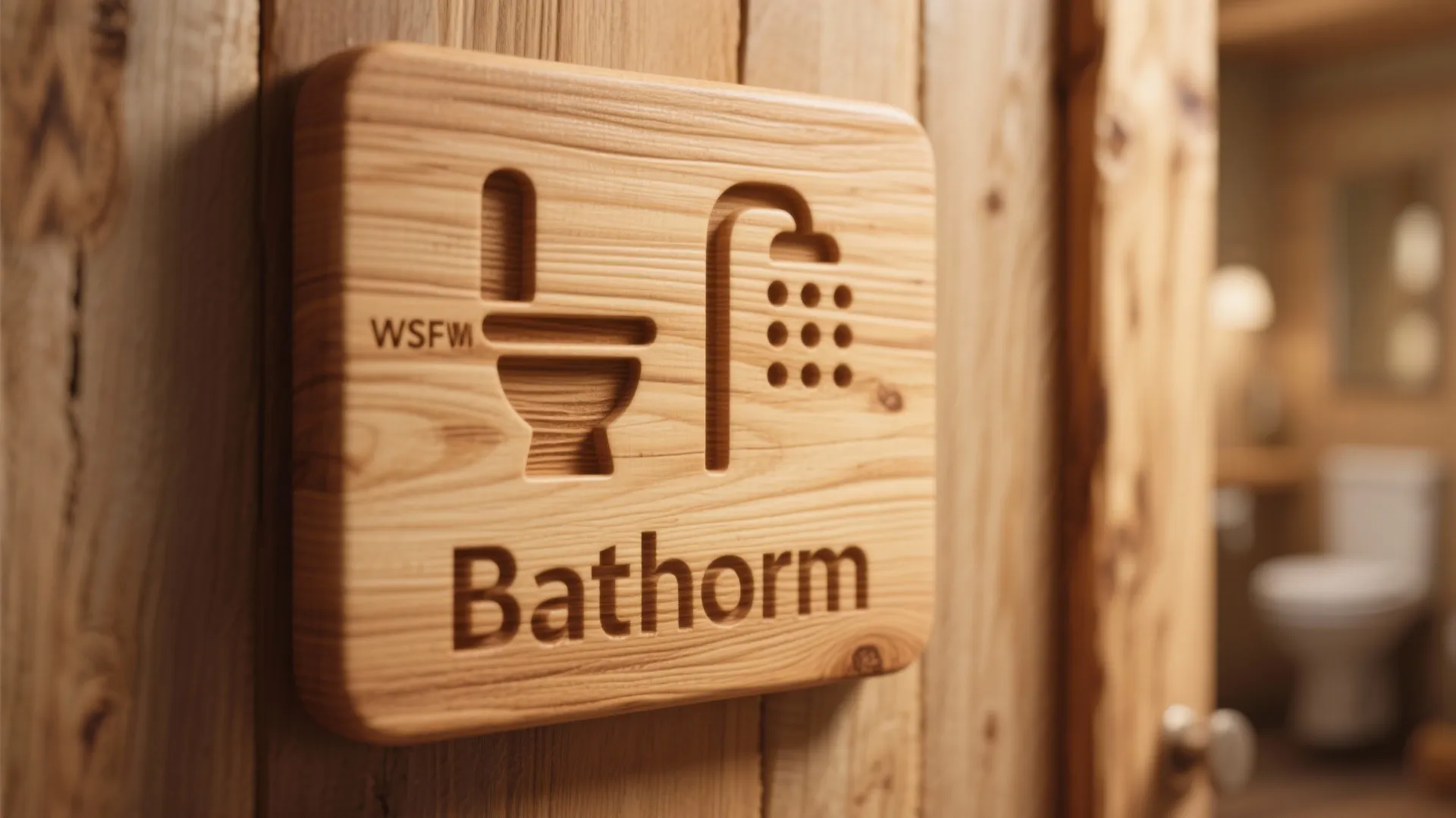 4. Icon-Carved Wooden Signs