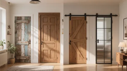 5 Wooden Door Design Ideas for Stylish Rooms